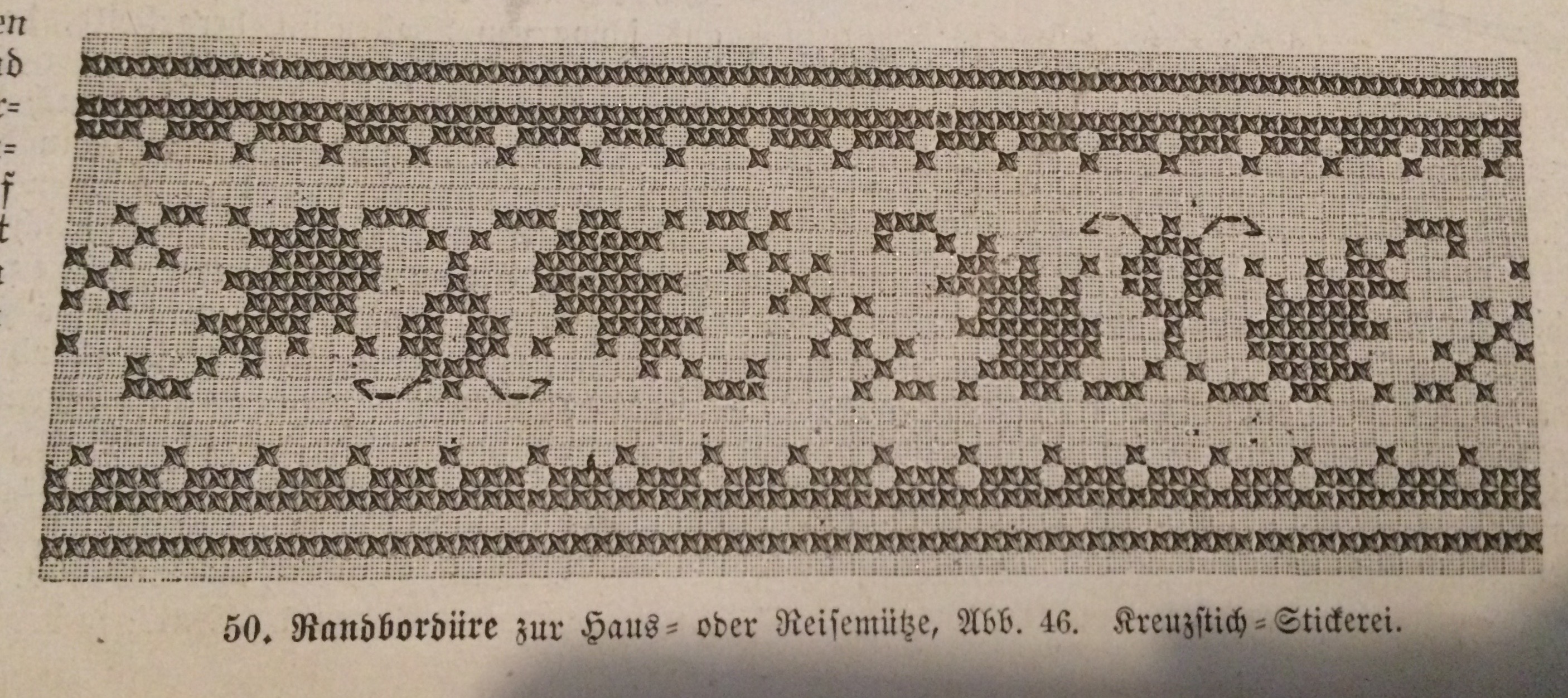 Bordüre Hausmütze