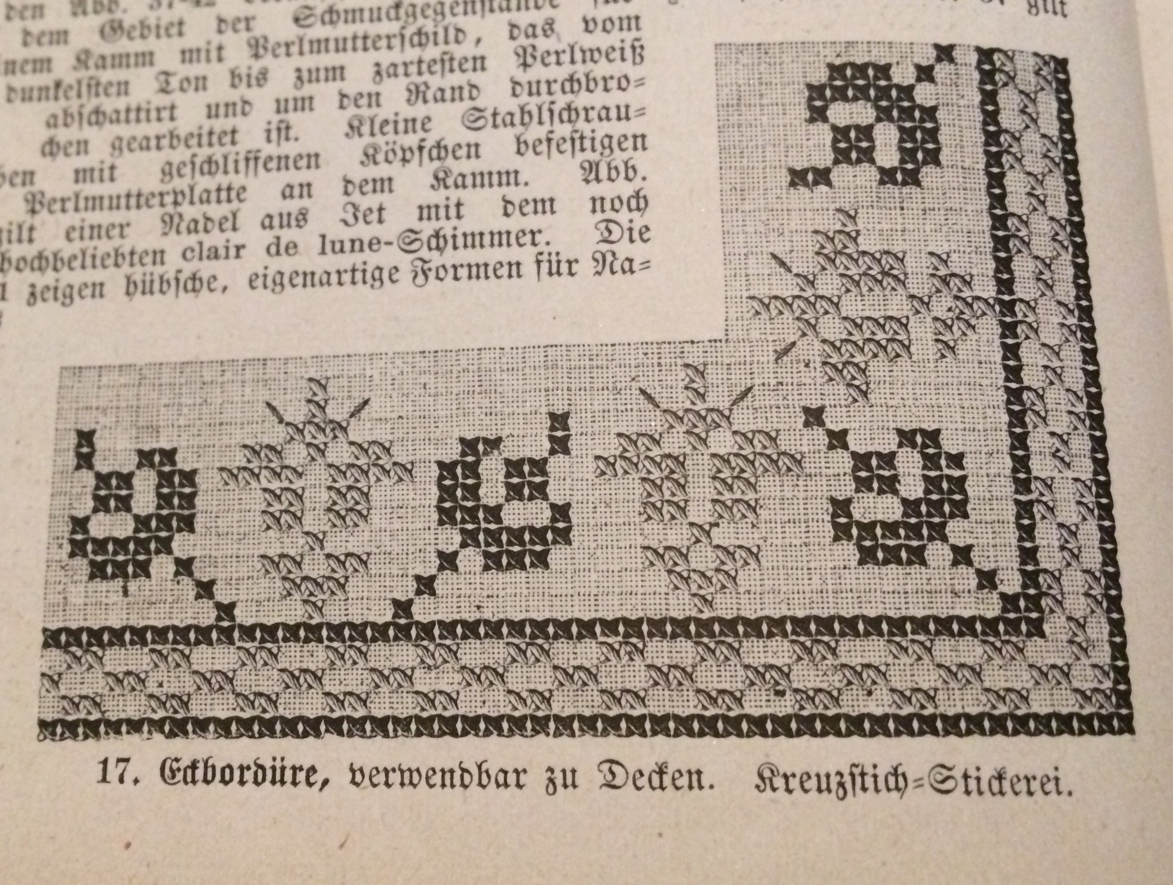 Eckbordüre